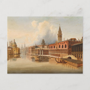 Eine Venezianische Szene   Johann Wilhelm Jankowsk Postkarte
