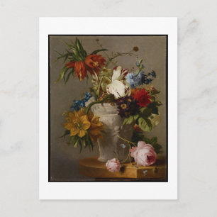 Eine Vereinbarung mit Blume aus dem 19. Jahrhunder Postkarte