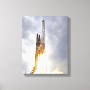 Eine vereinigte Rakete Leinwanddruck