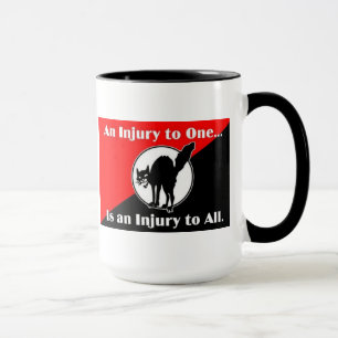 eine Verletzung bis eine ist und Verletzung zu Tasse