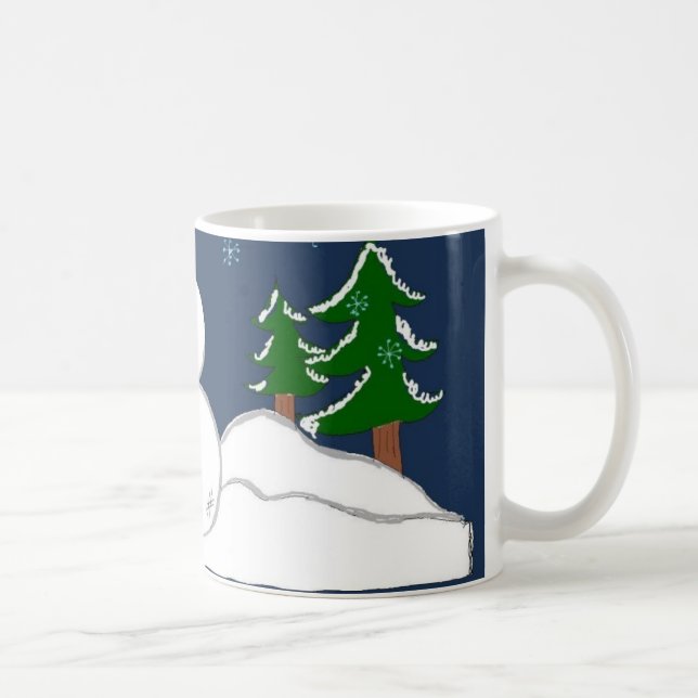 Eine Versammlung erforderte Snowman Kaffeetasse (Rechts)