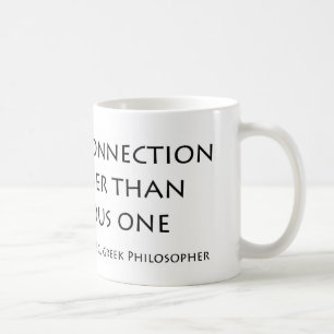 Eine versteckte Verbindung Kaffeetasse