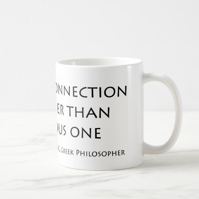 Eine versteckte Verbindung Kaffeetasse (Rechts)