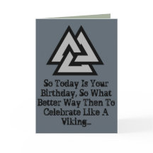 EINE VIKING BIRTHDAY CARD!!!