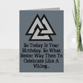 EINE VIKING BIRTHDAY CARD!!! KARTE