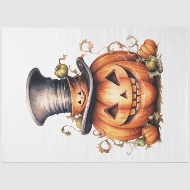 Eine Vintage Halloween-Design-Kollektion 20 Seidenpapier (Vorderseite)