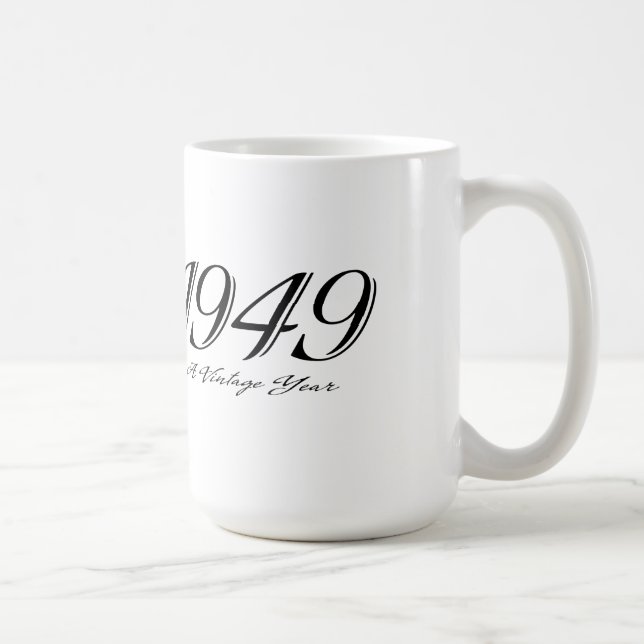Eine Vintage JahrTasse 1949 Kaffeetasse (Rechts)