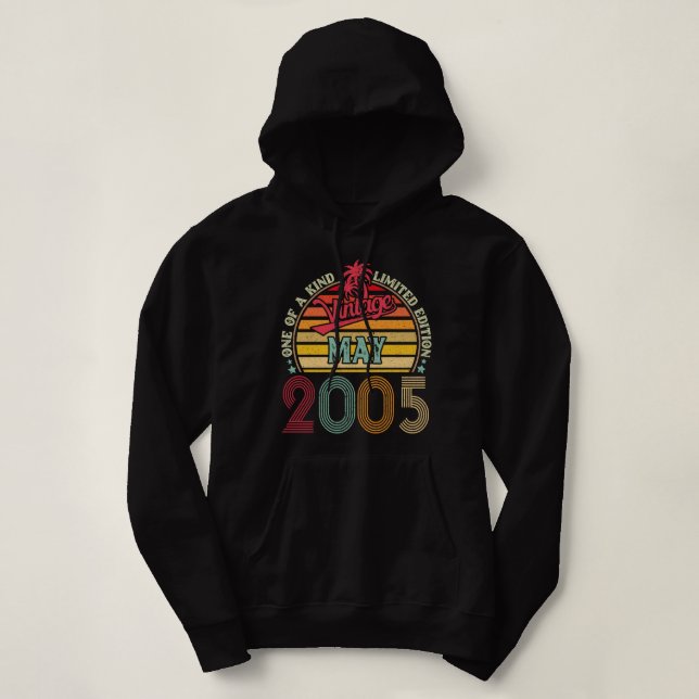 Eine Vintage, limitierte Grafikausgabe kann Hoodie (Design vorne)