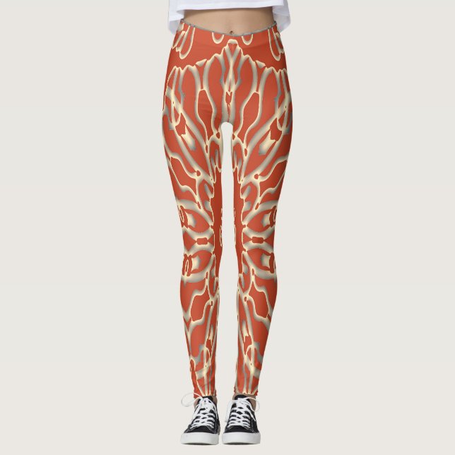 Eine Vintage, nahtlose Leggings "Ratti_Creative_Ar (Vorderseite)