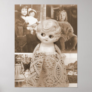 Eine Vintage Puppen-Angelegenheit Poster