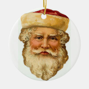 Eine Vintage Sankt Keramik Ornament
