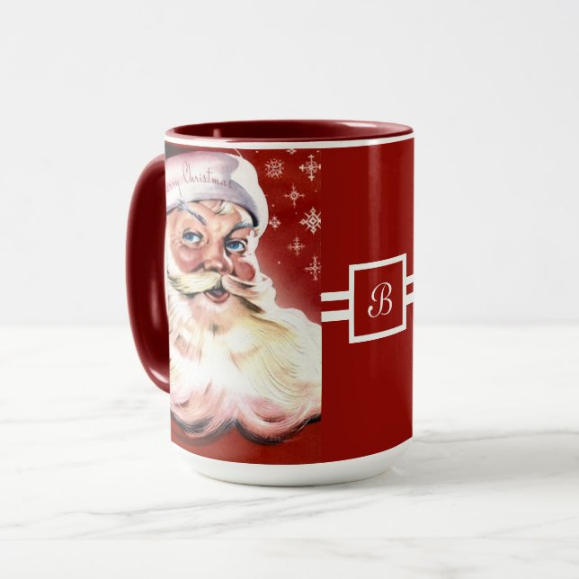 Eine Vintage Sankt Tasse (Vorderseite Links)