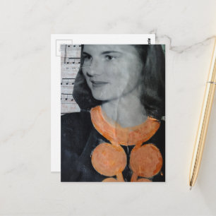 Eine Vintage-Schönheits-Postkarte Postkarte