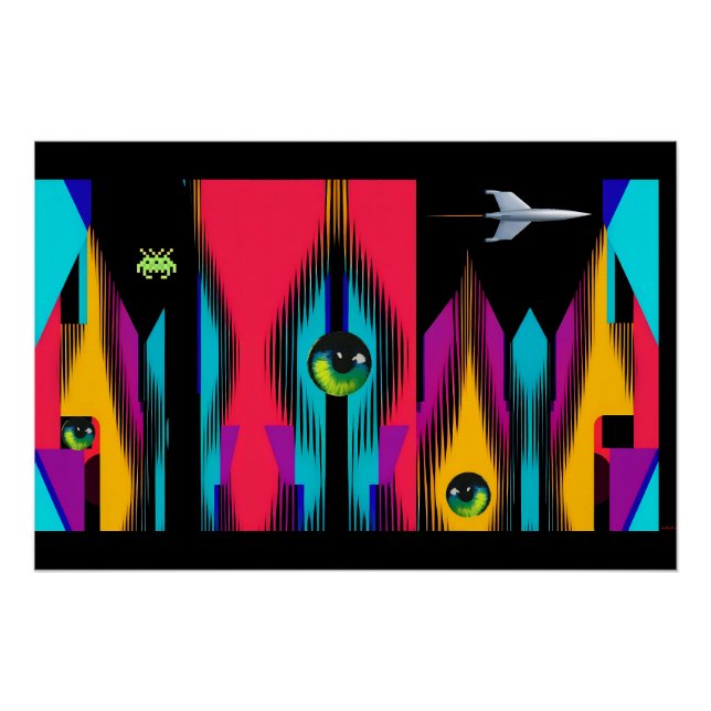 Eine Vision der Kirche des Final Countdown Poster (Vorderseite)