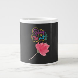 Eine visuelle Frühlingsreihe Jumbo-Tasse