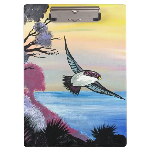 Eine Vogelperspektive Klemmbrett (Vorderseite)