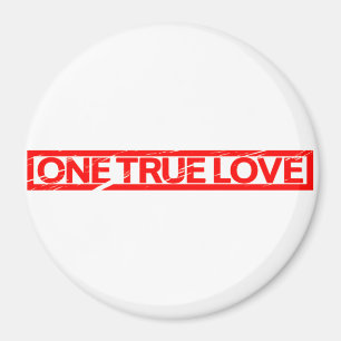 Eine wahre Liebe Briefmarke Magnet