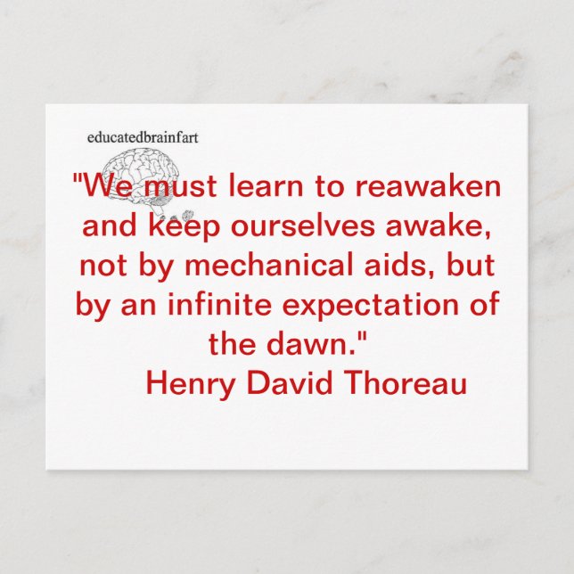 Eine Wahrheit Postkarte (Vorderseite)