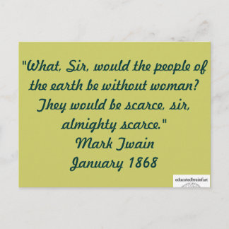 Eine Wahrheit Postkarte