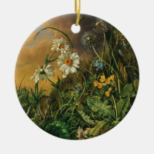 Eine Waldfläche mit Daisies, Primrosen, ... Keramik Ornament