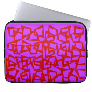 Eine Wand des Vierteljahrhundert-Modernismus Laptopschutzhülle