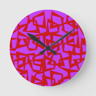 Eine Wand des Vierteljahrhundert-Modernismus Runde Wanduhr