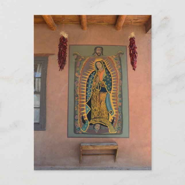 Eine Wandlung unserer Frau von Guadalupe, New Mexi Postkarte (Vorderseite)