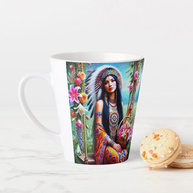 Eine warme Embrase in einem Cup Milchtasse (Beispiel)