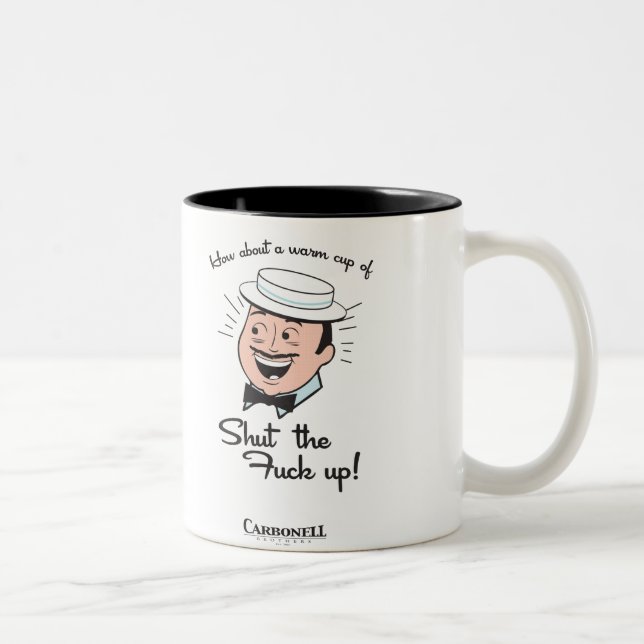 Eine warme Schale Zweifarbige Tasse (Rechts)