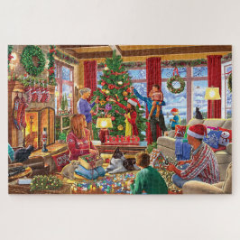 Eine warme Weihnachtsfamilie - Ansammlung