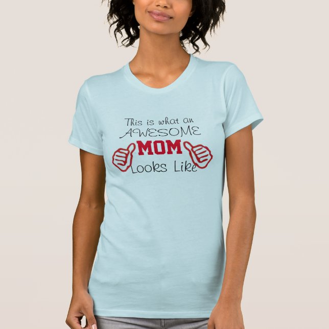 eine was für fantastische Mamma wie T-Shirt der (Vorderseite)
