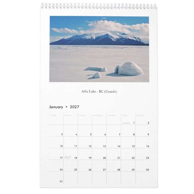 "Eine was für wunderbare Welt… " Kalender (Jan 2027)