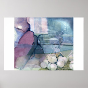 Eine Wasser-Farbe Poster