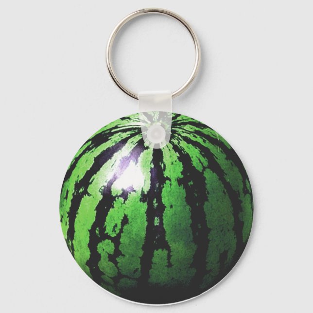eine Wassermelone Schlüsselanhänger (Vorderseite)