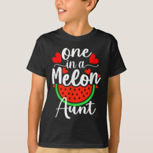 Eine Wassermelone Tante Wassermelone Sommer Tante T-Shirt