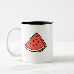 Eine Wassermelone Zweifarbige Tasse