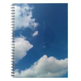Eine Weichheit den Wolken Notizblock