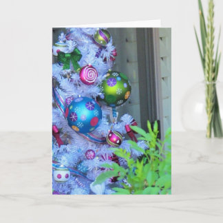 Eine Weihnachts-Grußkarte! Feiertagskarte