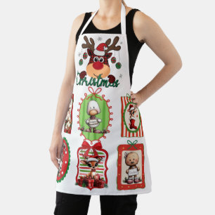 Eine Weihnachts-Kokette Schürze