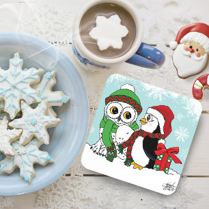 Eine Weihnachtsfreundschaft Getränkeuntersetzer