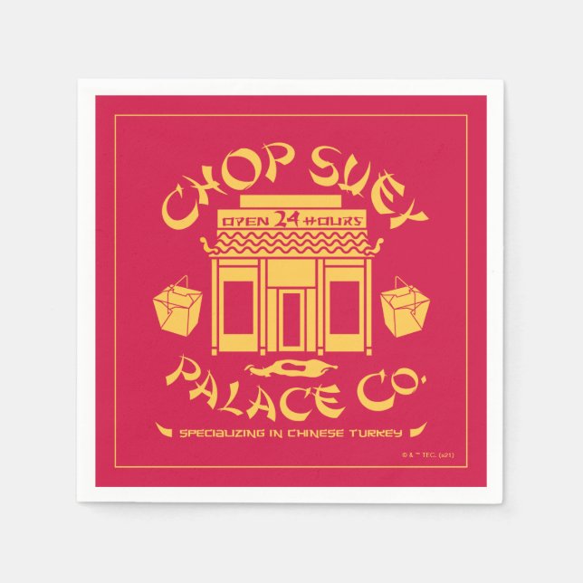 Eine Weihnachtsgeschichte | Chop Suey Palace Co. Serviette (Vorderseite)