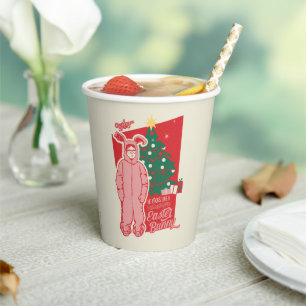 Eine Weihnachtsgeschichte Deranged Oaster Bunny Pappbecher