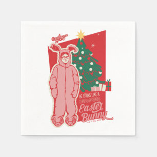 Eine Weihnachtsgeschichte Deranged Oaster Bunny Serviette