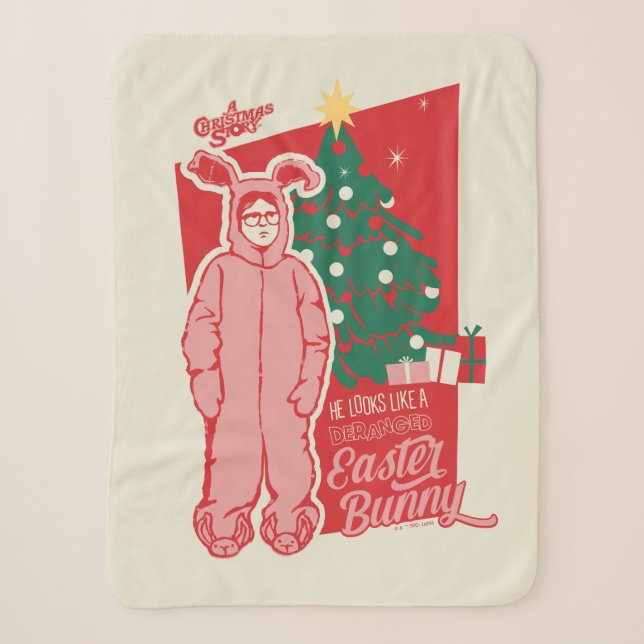 Eine Weihnachtsgeschichte | Deranged Oaster Bunny Sherpadecke (Vorderseite)