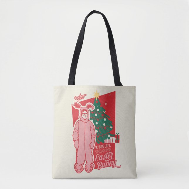 Eine Weihnachtsgeschichte | Deranged Oaster Bunny Tasche (Vorderseite)
