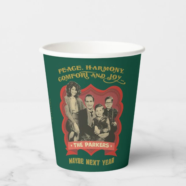 Eine Weihnachtsgeschichte | Frieden, Harmonie, Kom Pappbecher (Vorderseite)