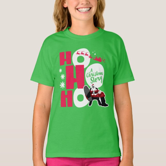 Eine Weihnachtsgeschichte | Ho Ho Ho T-Shirt (Vorderseite)