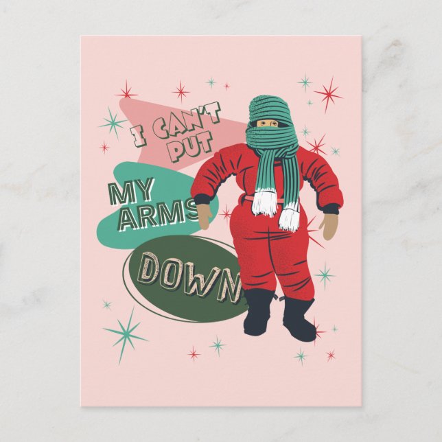 Eine Weihnachtsgeschichte - ich kann meine Waffen  Postkarte (Vorderseite)