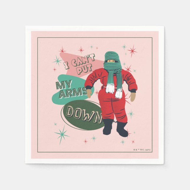 Eine Weihnachtsgeschichte - ich kann meine Waffen  Serviette (Vorderseite)