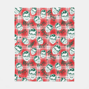 Eine Weihnachtsgeschichte Kariertes Muster für R Fleecedecke